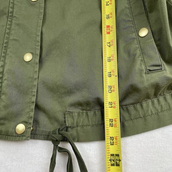 J.Crew Ruged Sleeve Field Utility Military Jacket Green-S - Picture 11 of 16